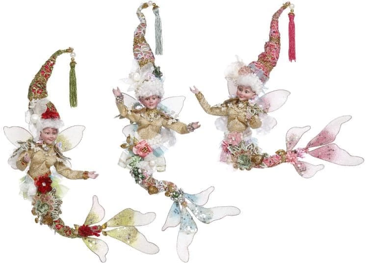 The Christmas Palace MARK ROBERTS 11" MERMAID FAIRIES ASSORTED SET OF 3 1 The Christmas Palace MARK ROBERTS 11" MERMAID FAIRIES ASSORTED SET OF 3