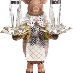 The Christmas Palace Easter MARK ROBERTS 12.5" SALT AND PEPPER PIG