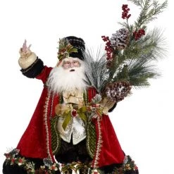 The Christmas Palace Santas MARK ROBERTS 33" SANTA WITH TREE