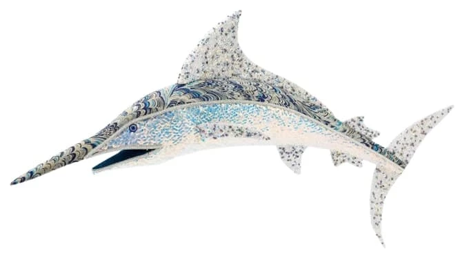 The Christmas Palace MARK ROBERTS 34" X 14" WHITEFISH HANGING ORNAMENT 1 The Christmas Palace MARK ROBERTS 34" X 14" WHITEFISH HANGING ORNAMENT