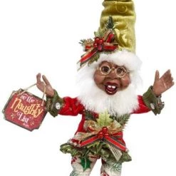 The Christmas Palace MARK ROBERTS 10.25" SMALL AFRICAN AMERICAN NAUGHTY ELF Elves