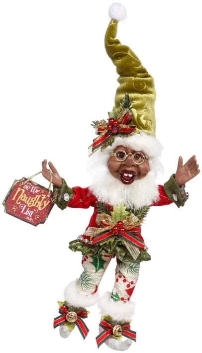 The Christmas Palace MARK ROBERTS 10.25" SMALL AFRICAN AMERICAN NAUGHTY ELF Elves 1 The Christmas Palace MARK ROBERTS 10.25" SMALL AFRICAN AMERICAN NAUGHTY ELF Elves