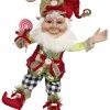 The Christmas Palace MARK ROBERTS 36" LARGE CANDY DANDY ELF