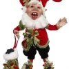 The Christmas Palace Elves MARK ROBERTS 17.5" MEDIUM COAL STOCKING ELF