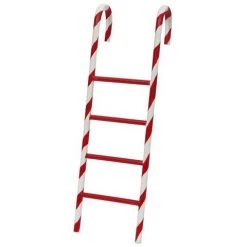 The Christmas Palace MARK ROBERTS 2 FT CANDY STRIPE LADDER