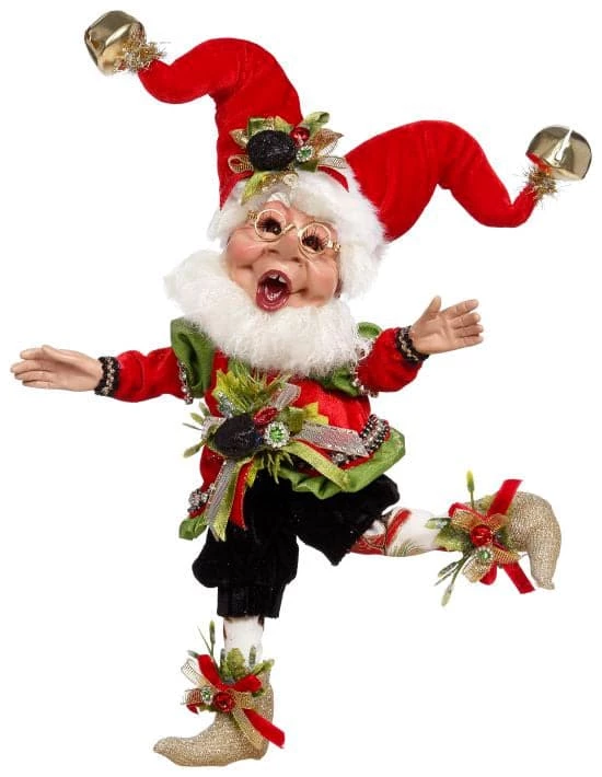 The Christmas Palace MARK ROBERTS 11" SMALL COAL STOCKING ELF 1 The Christmas Palace MARK ROBERTS 11" SMALL COAL STOCKING ELF