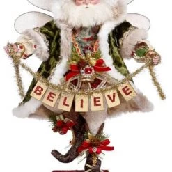 The Christmas Palace Skirts & Stockings MARK ROBERTS 19" BELIEVE FAIRY STOCKING HOLDER