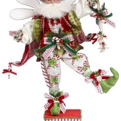 The Christmas Palace MARK ROBERTS 22" CANDY CANE FAIRY STOCKING HOLDER Skirts & Stockings