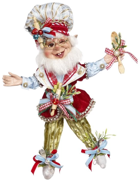 The Christmas Palace MARK ROBERTS 11.5" SM KITCHEN HELPER ELF 1 The Christmas Palace MARK ROBERTS 11.5" SM KITCHEN HELPER ELF