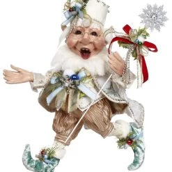 The Christmas Palace Elves MARK ROBERTS 18.5" MEDIUM LET IT SNOW ELF