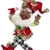 The Christmas Palace MARK ROBERTS 10.5" SMALL AFRICAN AMERICAN CANDY DANDY ELF