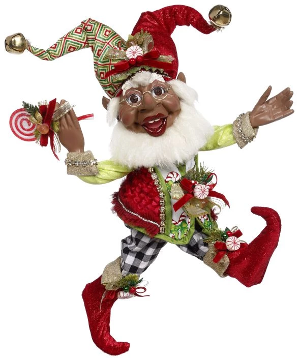The Christmas Palace MARK ROBERTS 10.5" SMALL AFRICAN AMERICAN CANDY DANDY ELF 1 The Christmas Palace MARK ROBERTS 10.5" SMALL AFRICAN AMERICAN CANDY DANDY ELF