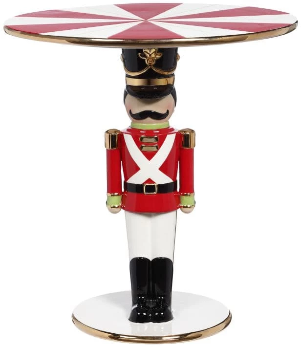 The Christmas Palace MARK ROBERTS 13" NUTCRACKER CAKE STAND Table Tops 1 The Christmas Palace MARK ROBERTS 13" NUTCRACKER CAKE STAND Table Tops