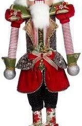 The Christmas Palace Nutcrackers MARK ROBERTS 48" PEPPERMINT NUTCRACKER