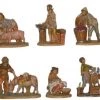 The Christmas Palace Nativity & Stables 7" SHEPHERD FIGURINES ASSORTED SET OF 6