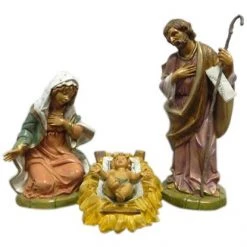 The Christmas Palace Nativity & Stables 12'' NATIVITY FIGURINE SET OF 3