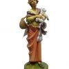 The Christmas Palace Nativity & Stables 12" PEASANT WOMAN WITH SHEEP FIGURINE