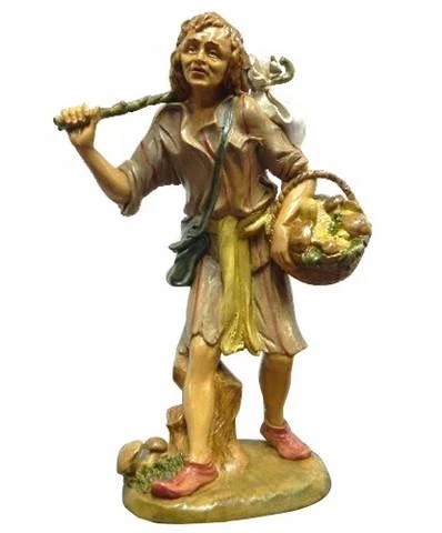 The Christmas Palace Nativity & Stables 12" PEASANT MAN WITH STICK FIGURINE 1 The Christmas Palace Nativity & Stables 12" PEASANT MAN WITH STICK FIGURINE