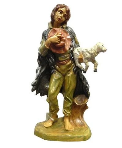 The Christmas Palace Nativity & Stables 12" SHEPHERD WITH SHEEP FIGURINE 1 The Christmas Palace Nativity & Stables 12" SHEPHERD WITH SHEEP FIGURINE