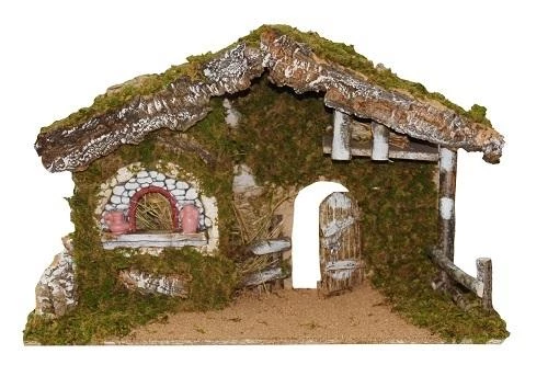 The Christmas Palace 20"X8"X12.5" ITALIAN STABLE Nativity & Stables 1 The Christmas Palace 20"X8"X12.5" ITALIAN STABLE Nativity & Stables