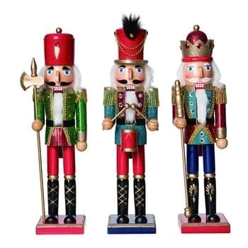 The Christmas Palace Nutcrackers 15" GLITZ AND GLAM NUTCRACKER ASSORTED SET OF 3 1 The Christmas Palace Nutcrackers 15" GLITZ AND GLAM NUTCRACKER ASSORTED SET OF 3