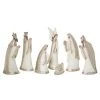 The Christmas Palace 14" LACE ACCENT NATIVITY SET OF 7