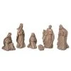 The Christmas Palace Nativity & Stables 8" GOLD SHIMMER NATIVITY SET OF 6