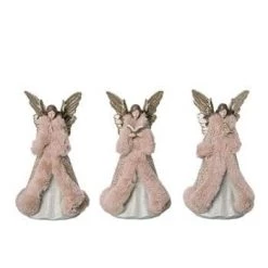 The Christmas Palace Angels & Toppers 11" COZY ELEGANT ANGEL ASSORTED SET OF 3