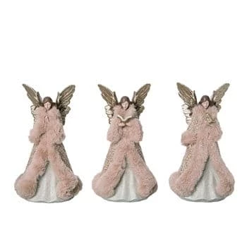 The Christmas Palace Angels & Toppers 11" COZY ELEGANT ANGEL ASSORTED SET OF 3 1 The Christmas Palace Angels & Toppers 11" COZY ELEGANT ANGEL ASSORTED SET OF 3
