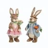 The Christmas Palace 17" SISAL EASTER GARDEN BUNNY ASSORTED SET OF 2