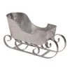 The Christmas Palace Sleighs & Ladders 6" SILVER GLITZ SLEIGH