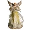 The Christmas Palace 16'' PLATINUM ANGEL TREE TOPPER WITH 10 LIGHTS Angels & Toppers