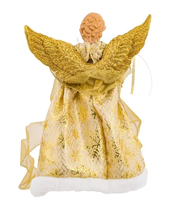 The Christmas Palace 12" GOLD ANGEL TREE TOPPER Angels & Toppers 4 The Christmas Palace 12" GOLD ANGEL TREE TOPPER Angels & Toppers