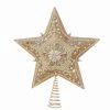 The Christmas Palace Angels & Toppers 13" GOLD JEWEL STAR TREE TOPPER