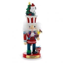 The Christmas Palace 12" PEANUTS SNOOPY NUTCRACKER Nutcrackers