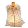 The Christmas Palace Angels & Toppers 9" WHITE & SILVER ANGEL TREE TOPPER