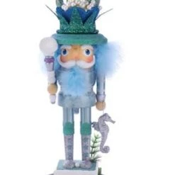 The Christmas Palace 18" HOLLYWOOD MERMAID KING NUTCRACKER