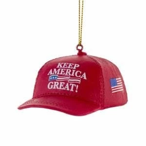 The Christmas Palace 2" KEEP AMERICA GREAT HAT ORNAMENT 1 The Christmas Palace 2" KEEP AMERICA GREAT HAT ORNAMENT