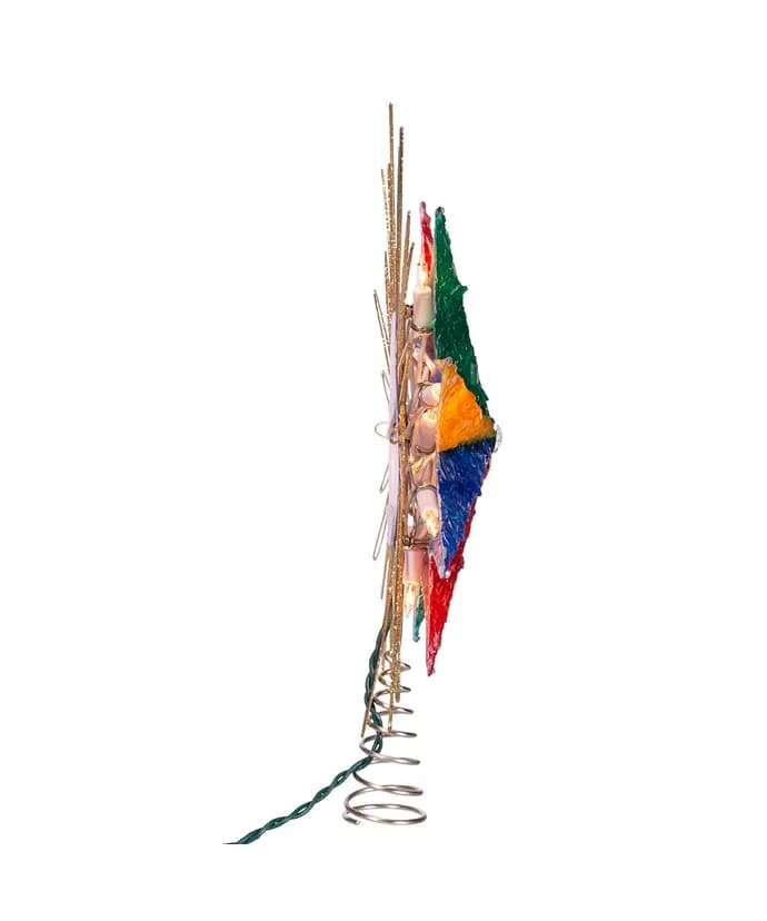 The Christmas Palace 12" MULTI STAR TREE TOPPER WITH 10 LIGHTS 2 The Christmas Palace 12" MULTI STAR TREE TOPPER WITH 10 LIGHTS