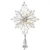 The Christmas Palace 15" SILVER FAIRY STAR TREE TOPPER Angels & Toppers