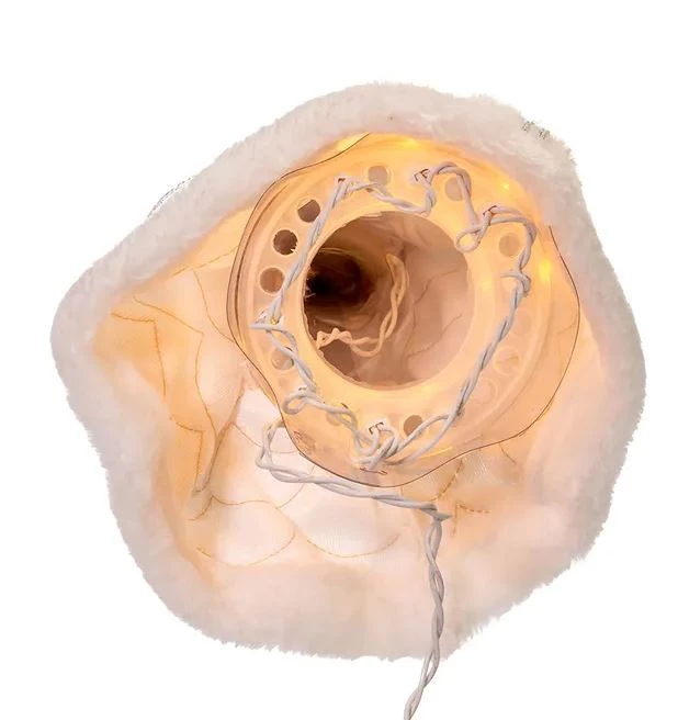 The Christmas Palace 12" WHITE & SILVER ANGEL TREE TOPPER 4 The Christmas Palace 12" WHITE & SILVER ANGEL TREE TOPPER