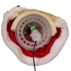 The Christmas Palace 12" FIBER OPTIC LED SANTA TREE TOPPER 7 The Christmas Palace 12
