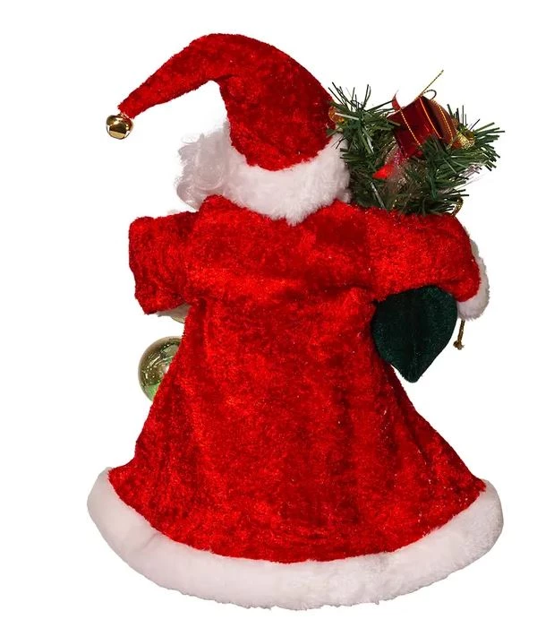 The Christmas Palace 12" FIBER OPTIC LED SANTA TREE TOPPER 3 The Christmas Palace 12" FIBER OPTIC LED SANTA TREE TOPPER