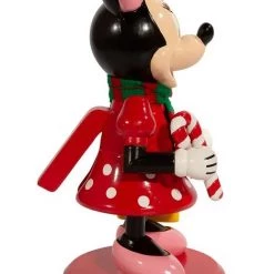 The Christmas Palace Nutcrackers 10" MINNIE WITH CANDY CANE NUTCRACKER