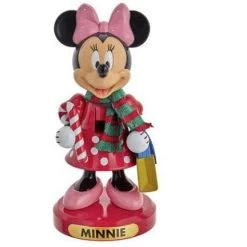 The Christmas Palace Nutcrackers 10" MINNIE WITH CANDY CANE NUTCRACKER