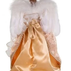 The Christmas Palace 14" GOLD & COPPER ANGEL TREE TOPPER 5 The Christmas Palace 14