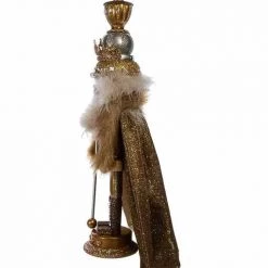 The Christmas Palace 18" HOLLYWOOD GOLD KING NUTCRACKER Nutcrackers