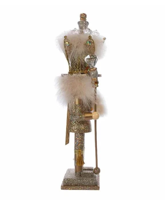 The Christmas Palace 16" HOLLYWOOD NUTCRACKERS PLATINUM & GOLD GLITTERED NUTCRACKER 3 The Christmas Palace 16" HOLLYWOOD NUTCRACKERS PLATINUM & GOLD GLITTERED NUTCRACKER