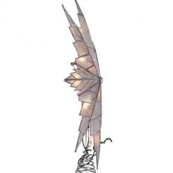 The Christmas Palace 15" CAPIZ SILVER 6 POINT STAR TREE TOPPER Angels & Toppers 6 The Christmas Palace 15