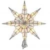 The Christmas Palace 15" CAPIZ SILVER 6 POINT STAR TREE TOPPER Angels & Toppers